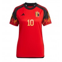 Dámy Fotbalový dres Belgie Eden Hazard #10 MS 2022 Domácí Krátký Rukáv